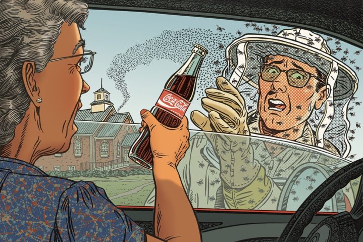 Preying at a House of Worship