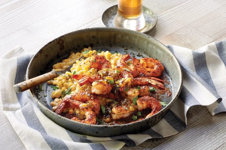 Preparing Texas Gulf Shrimp