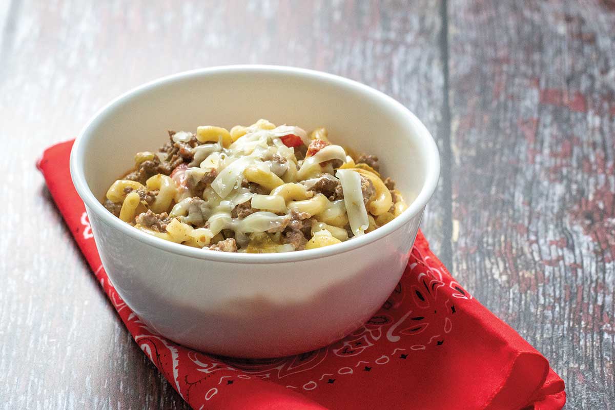 Meaty Mexican Mac and Cheese | Power | An Online for Members of Texas Electric Cooperatives