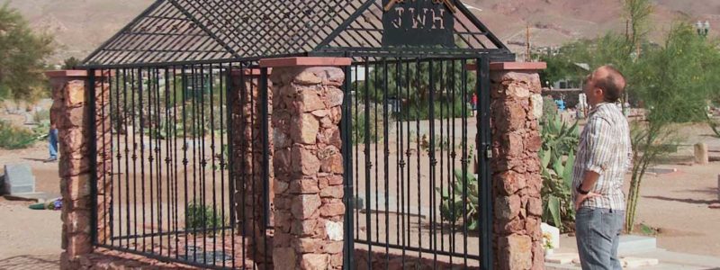 Chet Garner visits John Wesley Hardin's gravesite