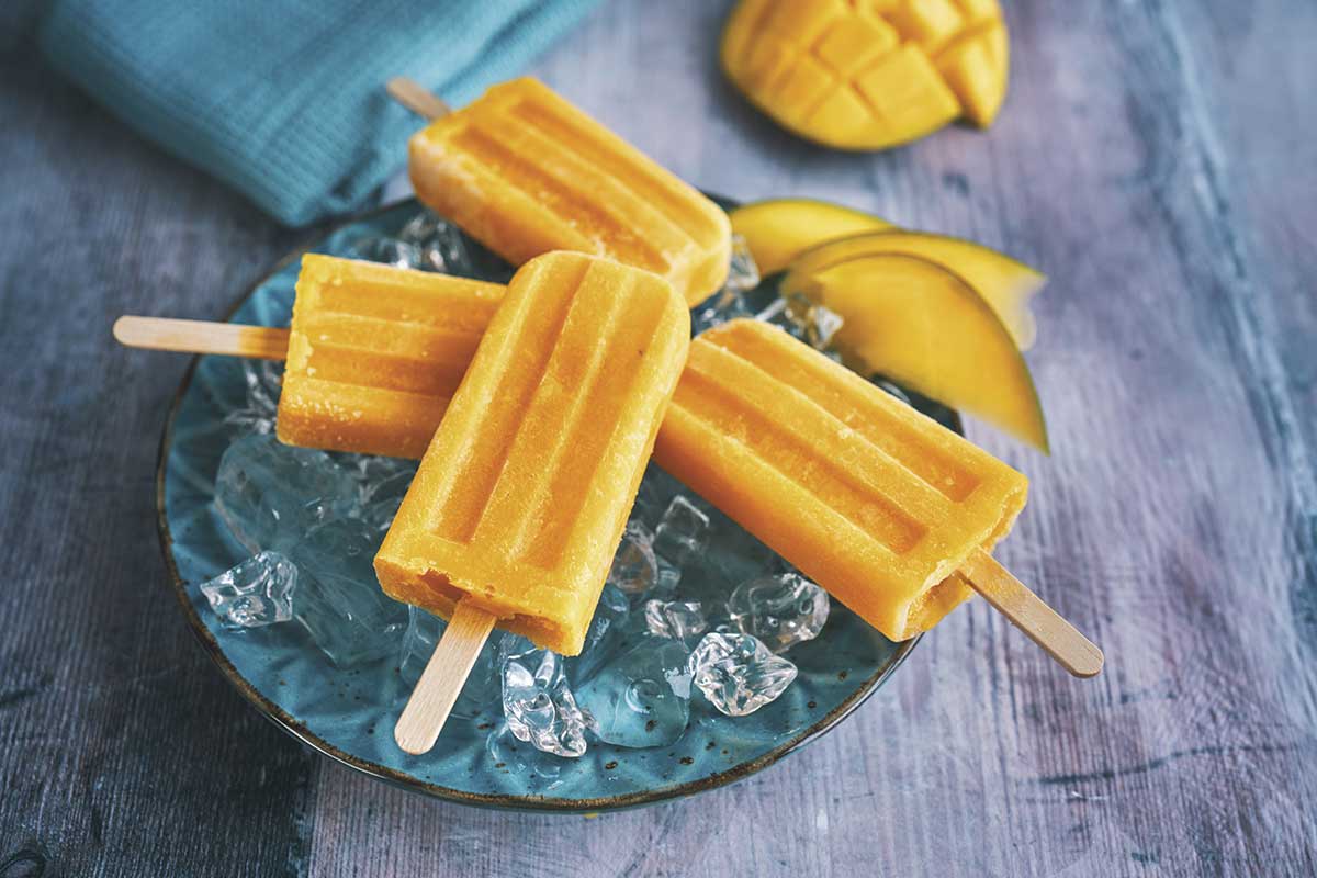 Mango Popsicles - Simple Vegan Frozen Treat! - Chenée Today