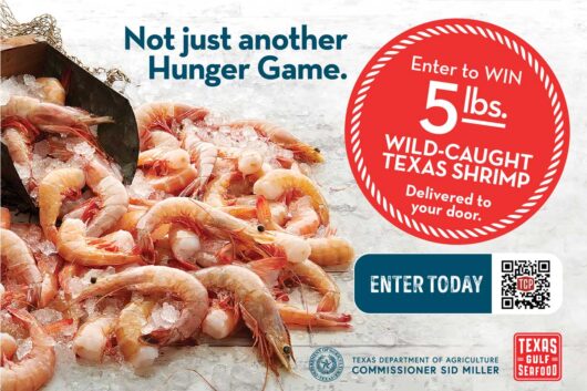 2024 Texas Gulf Shrimp Giveaway contest ad