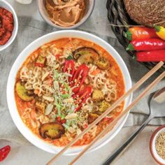 spicy Asian noodle soup