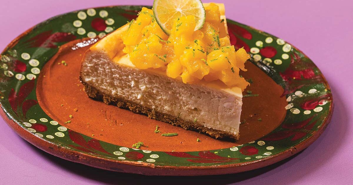 Lime Cheesecake With Caramelized Mangoes | Texas Co-op Power