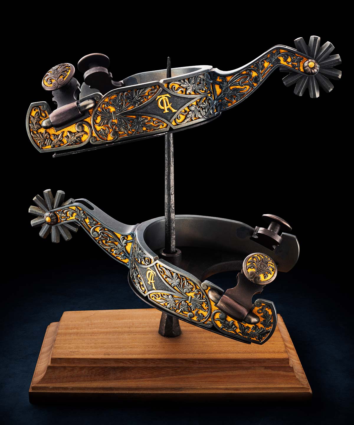 Spurs by master craftsman Wilson Capron